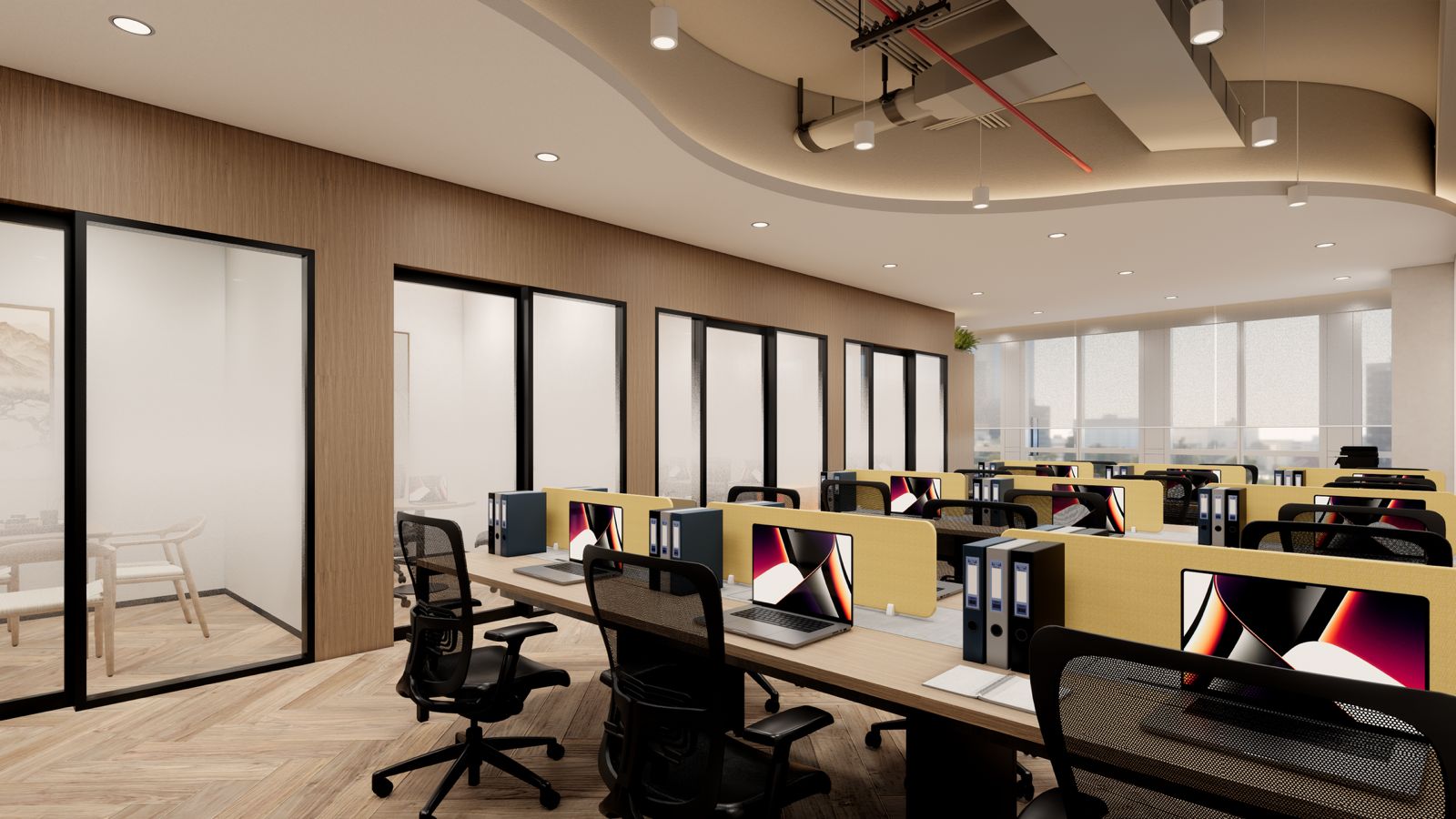 Modern meeting room